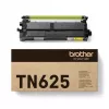 Cartucho de tóner Brother TN-625Y amarillo original, 1 ud., rendimiento 1800 páginas