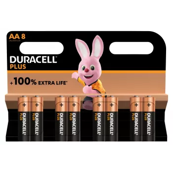 Pila doméstica Duracell de un solo uso AA