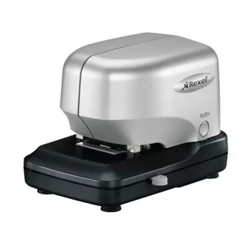 Rexel Stella30 grapadora eléctrica de cartuchos plata/negro, 30 hojas, 5000 grapas, negro, plata, 215 mm, 196 mm, 138 mm