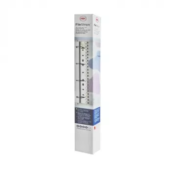 GBC tiras de archivo PVC SureBind (100), blanco, A4
