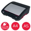 GBC CombBind® CB25E encuadernadora eléctrica, encuadernadora de peine, eléctrica, 390 hojas, negro, rojo
