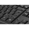 Kensington KM270 EQ conjunto de escritorio recargable – inalámbrico, inalámbrico, RF Wireless + Bluetooth, membrana, QWERTZ, negro, ratón incluido