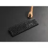 Kensington KM270 EQ conjunto de escritorio recargable – inalámbrico, inalámbrico, RF Wireless + Bluetooth, membrana, QWERTZ, negro, ratón incluido