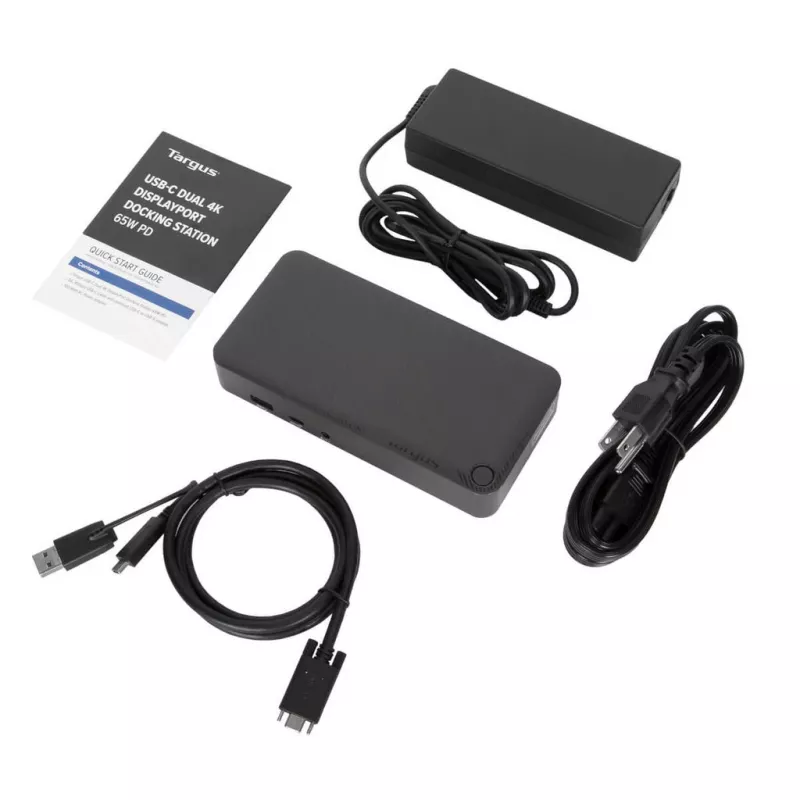 Targus DOCK315EUZ Estación de acoplamiento universal USB-C DV4K con 65W Power Delivery