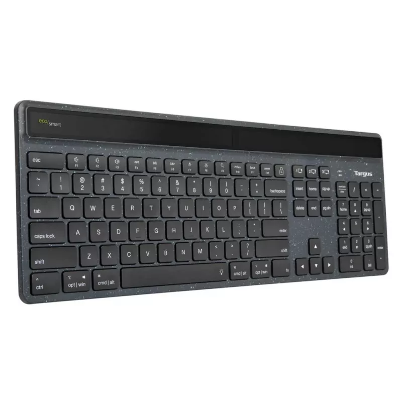 Targus Sustainable Energy Harvesting EcoSmart Teclado universal Bluetooth QWERTZ alemán negro