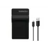 Cargador de batería para cámara digital Duracell, USB, cargador de interior, Canon NB-10L, negro, 5 V, 5 V
