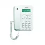 Motorola CT202 teléfono analógico identificación de llamadas blanco