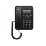 Motorola CT202 Teléfono analógico con identificador de llamadas negro