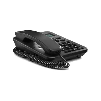 Motorola CT202 Teléfono analógico con identificador de llamadas negro