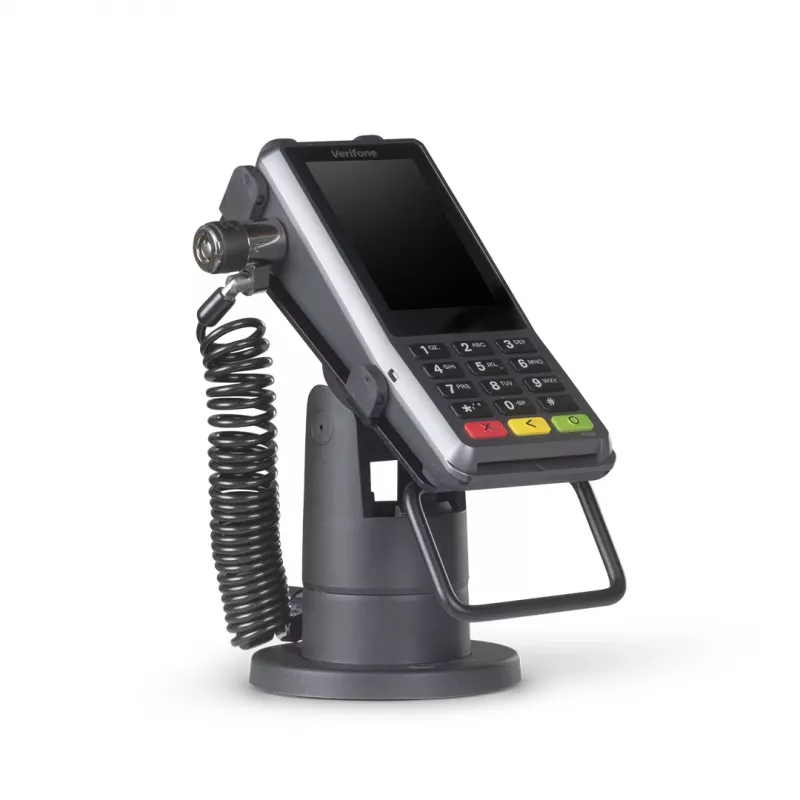 Ergonomic Solutions SpacePole Payment VER400-S-02 Accesorio para sistema TPV Soporte TPV Negro Material compuesto