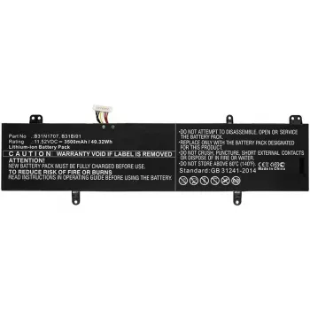 CoreParts MBXAS-BA0178 Batería de repuesto para portátil