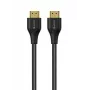 eSTUFF Cable HDMI 2.1 8K 2m, 2 m, HDMI Tipo A (estándar), HDMI Tipo A (estándar), 7680 x 4320 píxeles, 3D, negro