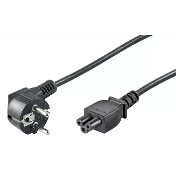 Microconnect PE010812 Cable de alimentación negro 1,2 m CEE7/7 conector hembra C5