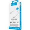 Sandberg USB-C PD a Lightning MFI 0.2M, 0,2 m, Lightning, USB C, conector macho, conector macho, blanco