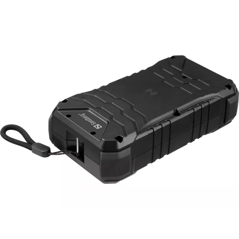 Sandberg Survivor Powerbank 27000 PD65W, 27000 mAh, Power Delivery, Quick Charge 3.0, carga inalámbrica, negro