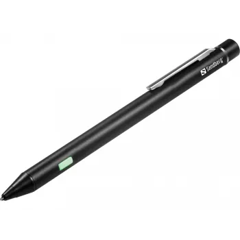 Sandberg Precision Active Stylus Pen, Telefonía móvil/smartphone, compatibilidad de marca: cualquiera, negro, aluminio, cobre, integrado, litio-ion (Li-Ion)