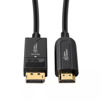 Microconnect DP-HDMI-2000V1.4OP cable adaptador de vídeo 20 m DisplayPort HDMI Type-A (estándar) negro