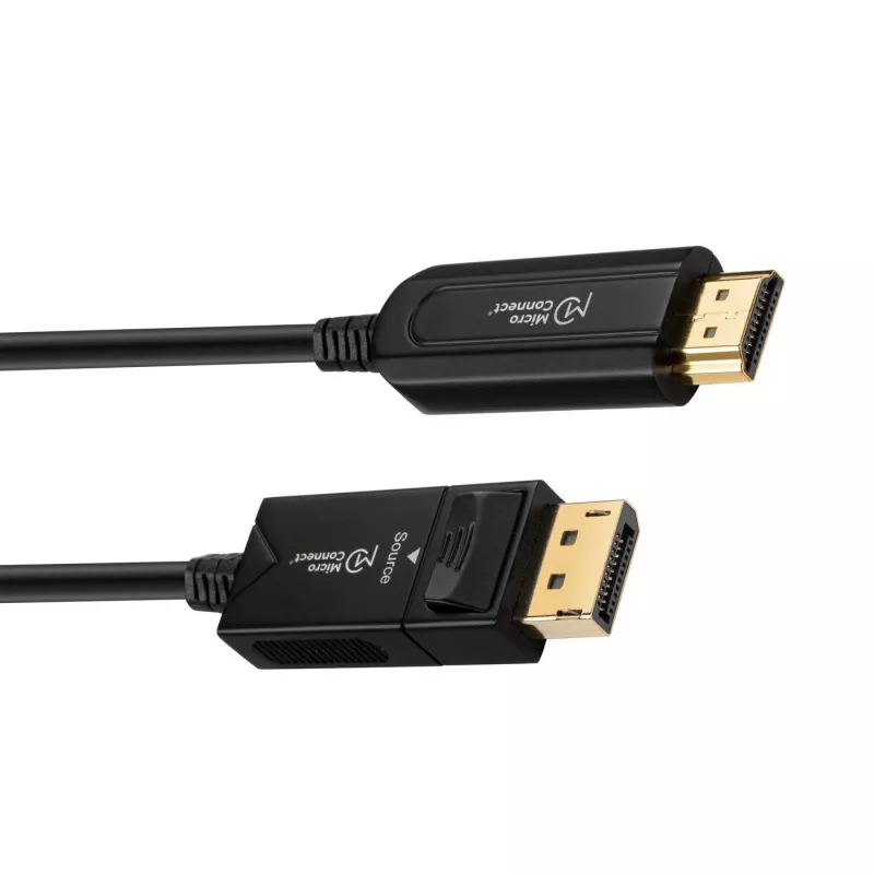 Microconnect DP-HDMI-2000V1.4OP cable adaptador de vídeo 20 m DisplayPort HDMI Type-A (estándar) negro