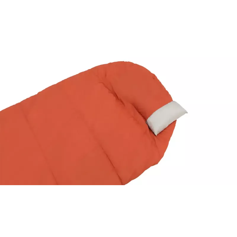 Saco de dormir Outwell 230477 adulto semirrectangular poliéster 2250×850 mm 1,8 kg naranja