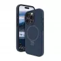 dbramante1928 Iceland Ultra D3O Carcasa trasera MagSafe con soporte, iPhone 16 Pro Max, azul