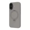 Funda para móvil dbramante1928 Roskilde MS Kick ICON para Apple iPhone 17, gris monocromático, soporte de mesa