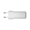 Cargador de pared dbramante re-charge Pro — 2× USB-C 25W, 110–240V, Blanco