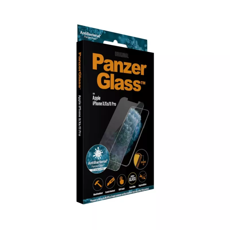 PanzerGlass® Protector de pantalla iPhone 11 Pro | Xs | X | Standard Fit