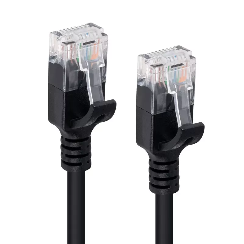 Microconnect V-UTP601S-slim Cable de red Negro 1 m Cat6 U/UTP (UTP)