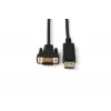 Microconnect DP-VGA-MM-300 Cable de DisplayPort a VGA, 3 m, negro