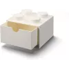 Caja de almacenamiento con cajones de escritorio Room Copenhagen 40201735 blanca — organizador compatible con LEGO