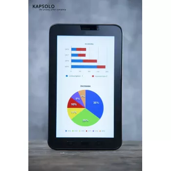 Protector de pantalla Kapsolo para iPad Mini 6 — antimicrobiano, dureza 2H, 86 % de transmitancia, compatible con pantallas de hasta 20,1 cm (7,9