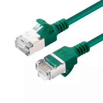 Microconnect V-FTP6A015G-schlank cable de red verde 1,5 m Cat6a U/FTP (STP)