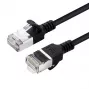 Microconnect V-FTP6A075S-schlank cable de red negro 7,5 m Cat6a U/FTP (STP)