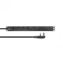 Lanview LVR-3MUK-SPD-UK8 unidad de distribución de corriente (PDU) 8 salidas AC 1,4U negra