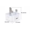 eSTUFF cargador doméstico USB-C PD 3A 20W, enchufe UK - blanco