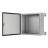 Lanview RWM-IP65404020W Caja de pared IP65 con placa de montaje, 400 x 400 x 200 mm