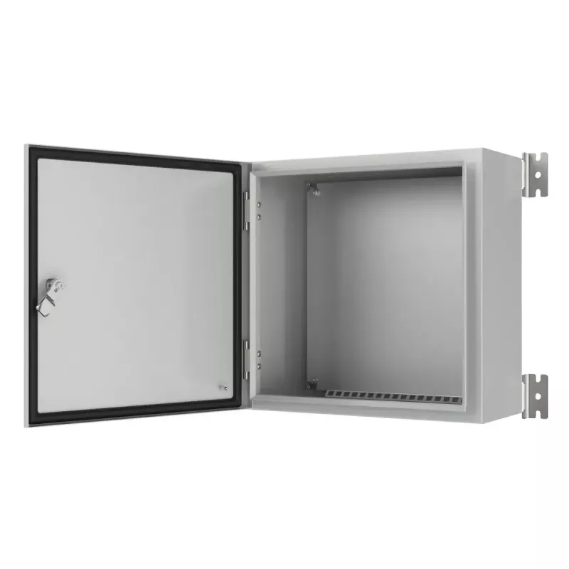 Lanview RWM-IP65404020W Caja de pared IP65 con placa de montaje, 400 x 400 x 200 mm