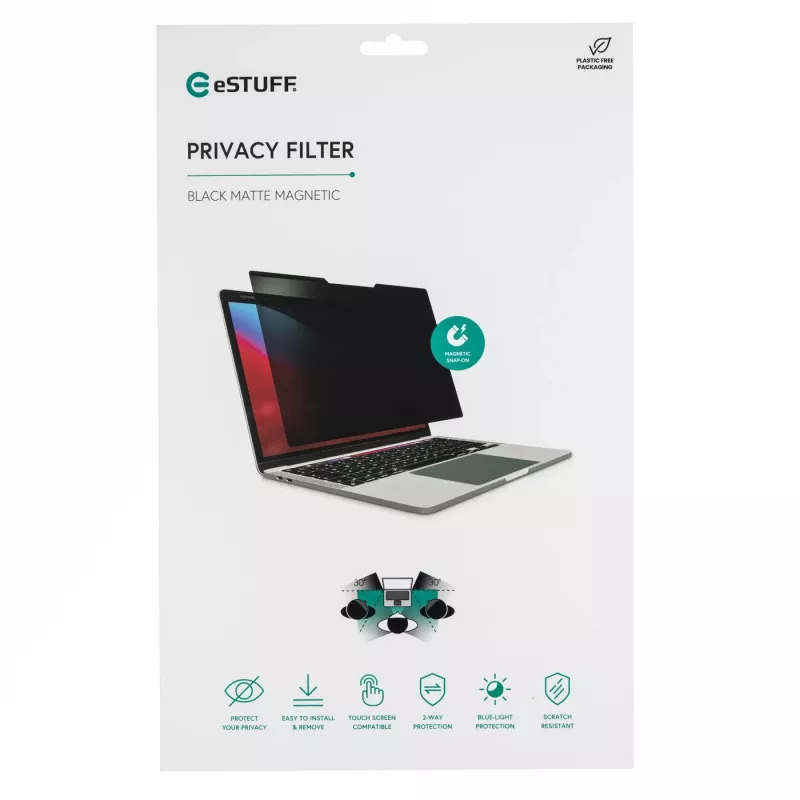 Filtro de privacidad eSTUFF GLBM14309198-ITH 35,6 cm (14 pulgadas) sin marco para portátil