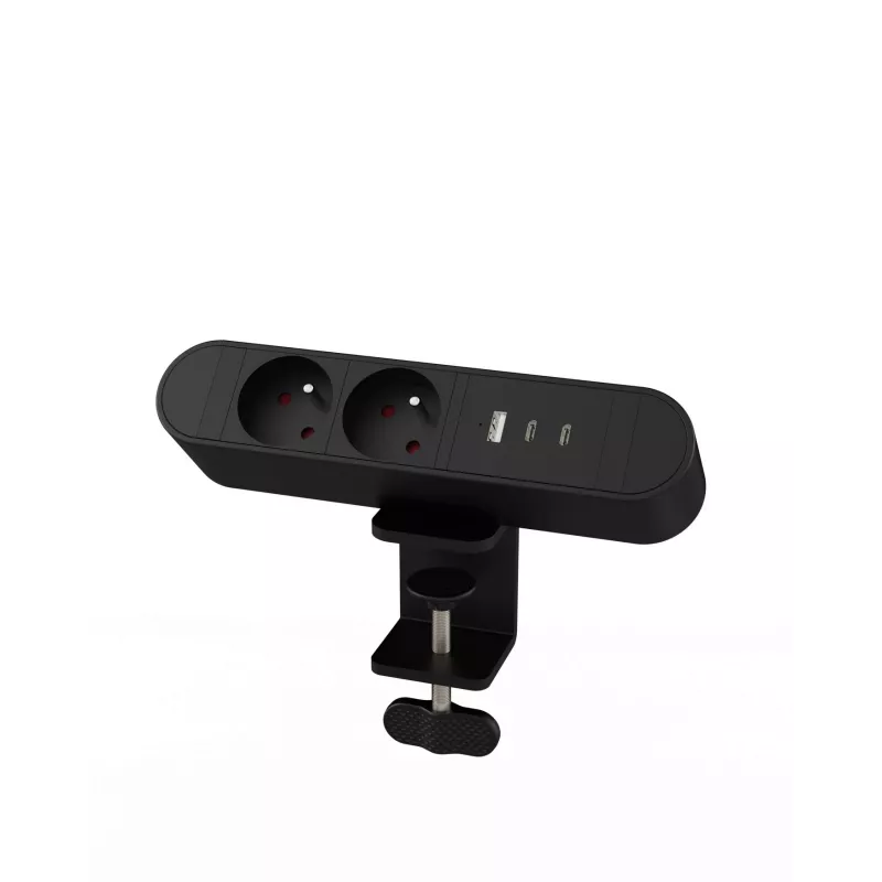 MicroConnect MC-MDPS-FR2-30W Regleta de escritorio, 2 salidas, 30W