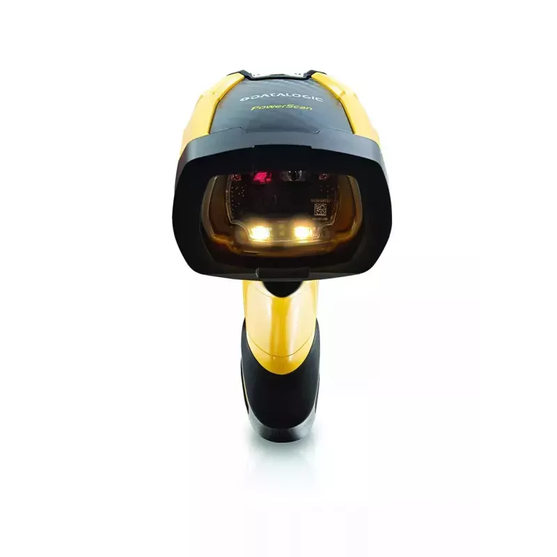 Datalogic PM9600-SR433RBK10 Lector de códigos de barras láser 1D/2D de mano, con cable e inalámbrico