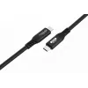 Microconnect USB4CC1-240W-80GBPS Cable USB USB4 Gen 3x2 1 m USB C Negro