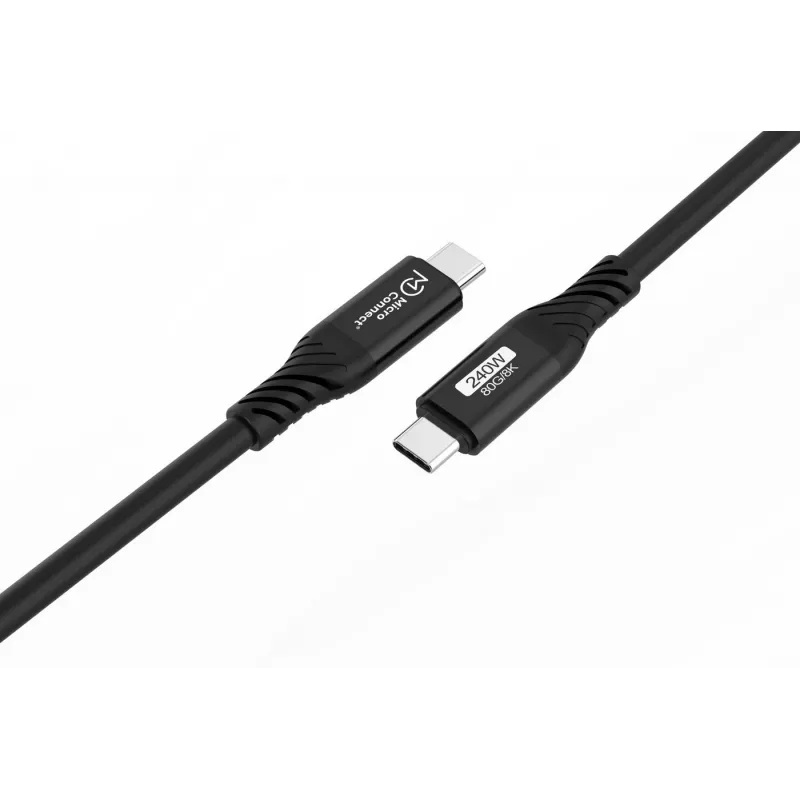 Microconnect USB4CC1-240W-80GBPS Cable USB USB4 Gen 3x2 1 m USB C Negro