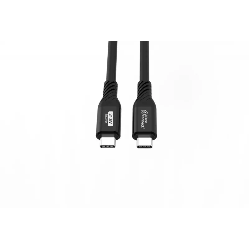 Microconnect USB4CC1-240W-80GBPS Cable USB USB4 Gen 3x2 1 m USB C Negro