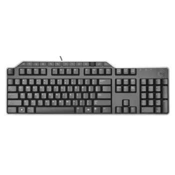 Teclado DELL KB-522 oficina USB QWERTZ alemán negro tamaño completo con cable