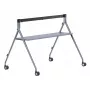 Soporte de suelo Yealink MB-FS-P750T plateado con bandeja para MeetingBoard Pro 75