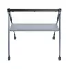 Soporte de suelo Yealink MB-FS-P750T plateado con bandeja para MeetingBoard Pro 75