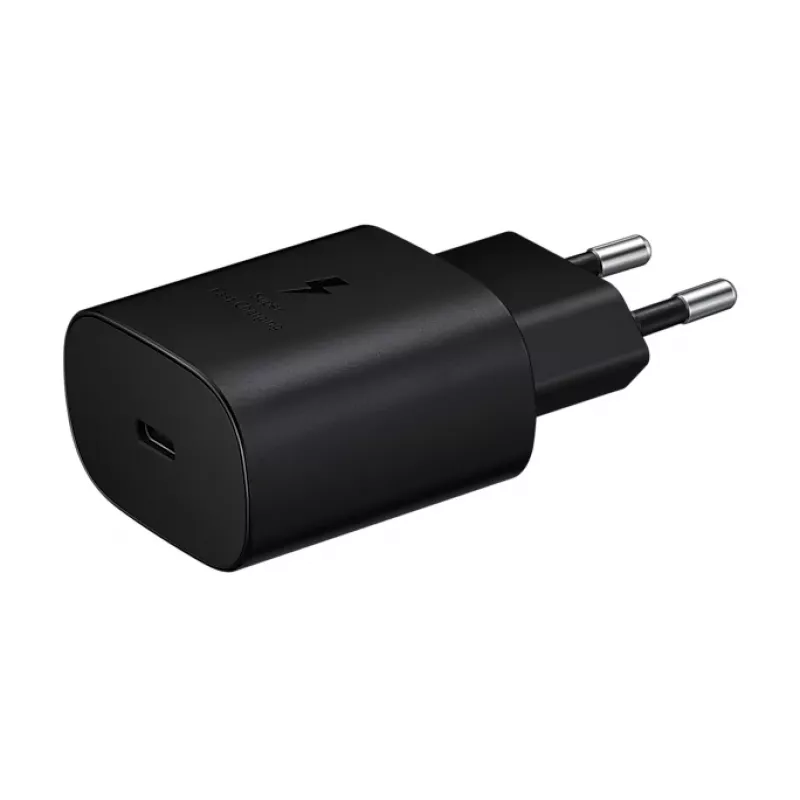Fuente de alimentación/cargador Samsung EP-TA800NBEG para interior/exterior 25 W negro