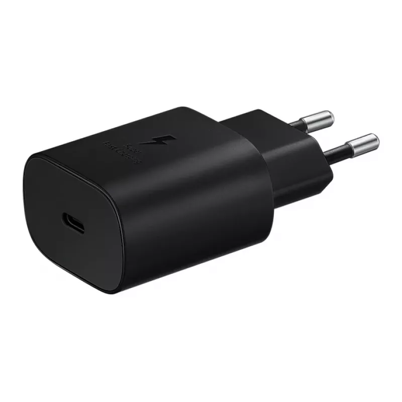 Fuente de alimentación/cargador Samsung EP-TA800NBEG para interior/exterior 25 W negro