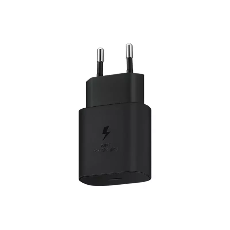 Fuente de alimentación/cargador Samsung EP-TA800NBEG para interior/exterior 25 W negro