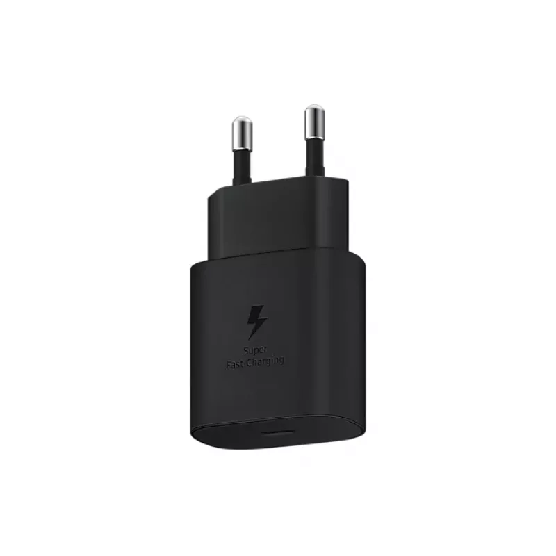 Fuente de alimentación/cargador Samsung EP-TA800NBEG para interior/exterior 25 W negro